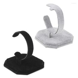 Jewellery Pouches Suede Watch Stand C Type Bracelet Anti-Scratch Display Storage Rack For Product