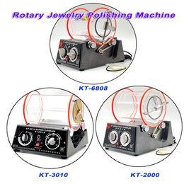 Rotary Tumbler Surface Polisher Jewellery Polishing Machine KT-6808 KT2000 KT3010 Capacity 3~16KG Finishing Device For Chamfering