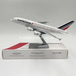 Diecast Model 1 250 Resin Aircraft Toy Airbus A380 Air France Replica Collector Edition 230712