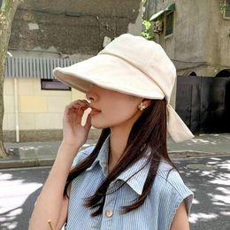 Wide Brim Hats Sun Hat Summer Casual Protection Bucket Women Visor For Hiking