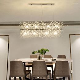 Chandeliers Manggic Modern LED Crystal Chandelier Light Hanging Lamp Dandelion Lighting For Dining Room Decoration