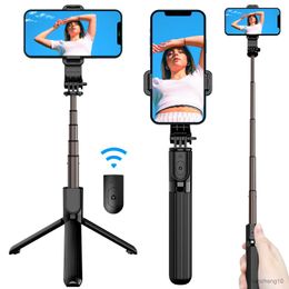 Selfie Monopods Cell Phone Selfie Stick Tripod Aluminium Alloy Selfie Stick with Wireless Remote Smartphone Tripod R230713