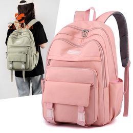 School Bags Primary school backpack with large capacity reduces leisure backpack fashion travel computer backpack with multiple colors 230713