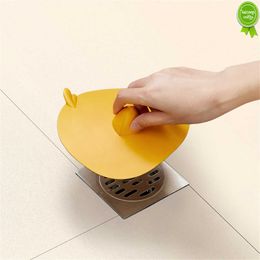 Silicone Floor Drain Deodorant Pad Cute Sewer Deodorant Cover Kitchen Sink Strainer Toilet Pad Bathroom Anti Odour Water Stoppe