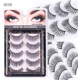Thick Natural Long Wispy False Eyelashes Extensions Soft Light Handmade Reusable Multilayer Full Strip Lashes Makeup Accessory for Eyes