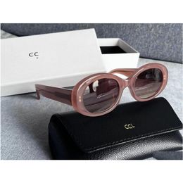 Sunglasses Designer Glasses Retro Cats Eye Women Ces Arc De Oval French High Street Dsa Drop Delivery Fashion Accessories