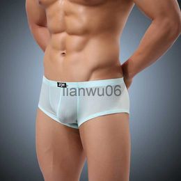 Underpants Mesh Boxer Shorts Underwear Cool Ice Silk Men's Boxer Underpants Super Breathable Men Sexy Slim Man Panties J230713