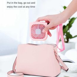 Electric Fans Portable Mini Fan USB Rechargeable Handheld Electric Foldable Quiet Pocket Cooling Hand Home Office Outdoor Travel