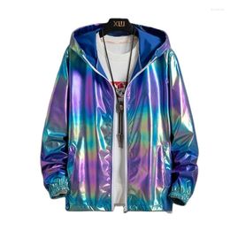 Women's Jackets Laser Fried Street Sunscreen Clothing Men And Women In Summer Ins Antishiny Handsome Couple Colorful Sunprotective