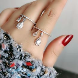 Huitan Creative Charms Opening Rings for Women Newly Designed Female Finger Accessories Fancy Birthday Gift Statement Jewellery