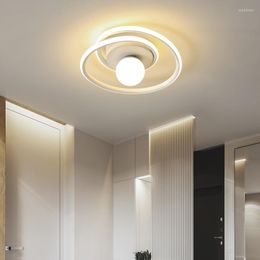 Ceiling Lights Indoor Aisle Light Corridor Simple Modern Creative Ring Design Entrance Porch Balcony