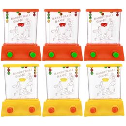 Novelty Games 6pcs Water Ring Toss Handheld Game Machine Toys Parent-Child Interactive Game Toy Kid Thinking Ability Toys Random Colour 230712