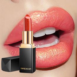 Lipstick Handaiyan 9 Colors Glitter Matte Velvet Nude Shimmer Sexy Red Pigments Makeup Long Lasting Waterproof Profissional 230712