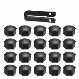 Wheel Nut Cap For Tesla Model 3 Wheel Nut Covers Lug Cover Puller Kit Anti-Rust Auto Hub Screw Cover Car Tyre Nut Bolt Exterior Decoration 21pcs Matt Black Gloss Black