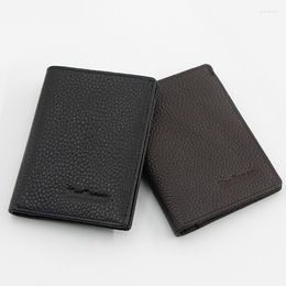 Wallets Men's Wallet Ultra Thin Soft Leather Mini Card Holder Small