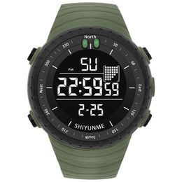 Mens Watch Military Water Resistant SHIYUNME Sport watch Army LED Digital Wrist Stopwatches for Male