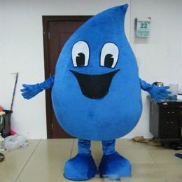 2019High quality an adult smart water drop mascot costume to wear for for promotion for party299l