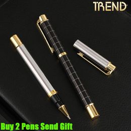 Sellling Classic Design Full Metal Roller Ballpoint Pen Business Men Signature Buy 2 Pens Send Gift