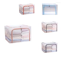 Clothing Storage Cloth Clothes Steel Frame Folding Box Bed Sheet Blanket Pillow Shoe Rack Container A