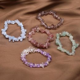 Strand Natural Stone Bracelet Beads нерегулярные измельченные жемчужины