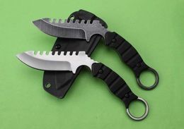 TMS Karambit Claw Нож 7cr15mov Blade G10 Tactical Fixed Blade Clade Clade Hunting Camping Survival Tool Ножи Рождества подарок A1130