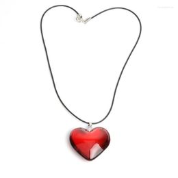 Pendant Necklaces 3Pcs Love Collarbone Chain Temperament Adjustable Wax Line 40GB