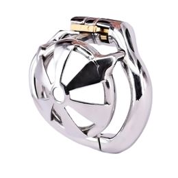 Super Small Male Chastity Cage Stainless Steel Extreme Device Penis Bondage Lock Ring Men Chastity Belt Sex Toys for Couples