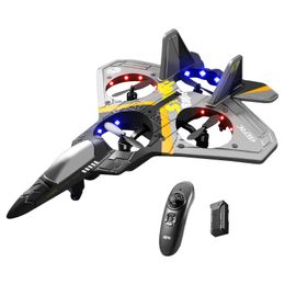 Electric/RC Aircraft V17 RC Remote Control Aeroplane 2.4G 6CH Remote Control Fighter Hobby Plane Glider Aeroplane EPP Foam Toys RC drone Kids Gift 230712