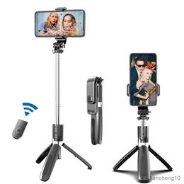 Selfie Monopods Portable Tripod Selfie Stick for Mobile Phone Photo Taking Live Broadcast Chargable Bluetooth Remote Control Tripod Stand Pole R230713
