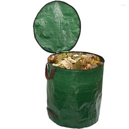 Storage Bags Garden Yard Waste Sacks Reuseable Gardening Lawn Leaf Bag Tote Debris Container Up Grass Bin Landscape Pool