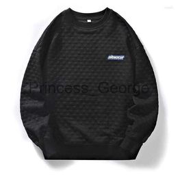 Men's Hoodies Sweatshirts Men's Hoodies Autumn Black Hoodie Men Sweatshirts Grid Sweaters Korean Streetwear Coats Sudaderas Hombre Man Clothes x0713