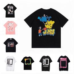 2023 Summer Mens T Shirt for sale DesignersOFF T-shirts Loose Tees Tops Man Casual Shirt Luxurys Clothing Streetwear Shorts Sleeve Polos Tshirts Szie S-2XL