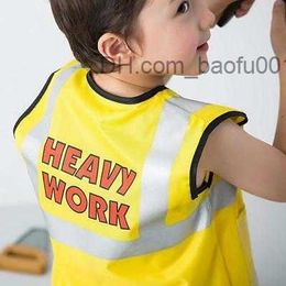 Theme Costume Role playing construction worker clothing props set children's role playing set toys occupational heavy worker clothing Disfraz Hombre 2022 Z2307123