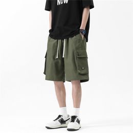 Men's Shorts Commodity shorts Men's summer loose straight casual sports Capris multi pocket work clothes Men's sweat pants Men's sweat pants 230713