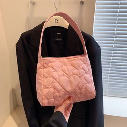 Evening Bags Korean Casual Tote Bag Women's Oxford Cloth Shoulder Fashion Handbags For Women 2023 Tide Commute Shopper
