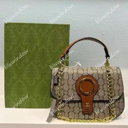 Women Designer Shoulder Bag Flap Letters Gold Buckle Handbags Womens Handle Bags Retro With Chain Purse Crossbody Purses D2307122F