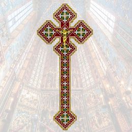 Other Home Decor Jesus Crucifix Hand Blessing Cross Priest Orthodox Cross Church Decoration Religious Jewellery Articulos cruz de jerusalem 230712