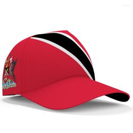 Ball Caps Trinidad And Tobago Baseball Cap Free 3d Custom Made Name Number Team Logo Hato Country Travel Nation Island Flag Headgear