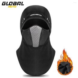 Motorcycle Helmets HEROBIKER Autumn Balaclava Face Mask Fleece Motocross Thermal Windproof Cold-Proof Winter