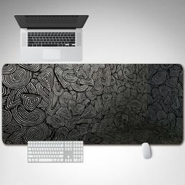 90x40cm Japanese Mat Large Black Gaming Mouse Pad Big Mouse Mat Computer Gaming Locking Edge MousePad Keyboard Desk mat Pad