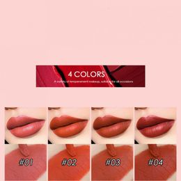 Lipstick /set Lipstick Gift Box Women Sexy Cigarette Lipstick Lasting Matte Heart Necklace Lip Gloss Set Christmas Day Gift TSLM1 230712