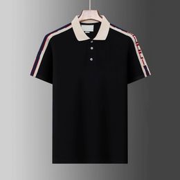 New Mens Stylist Polo Shirts Luxury Brand Italy Mens 2023 Designer Clothes Short Sleeve Fashion Mens SummerGU T Shirt Asian Size M-3XL