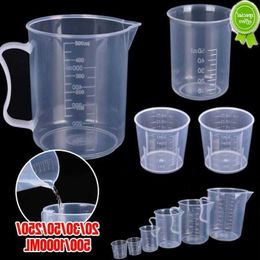 Measuring Cups 50/100/150/250/500/1000ml Plastic Premium Clear Plastic Graduated Baking Cup Lab Kitchen Tools Test Utensi