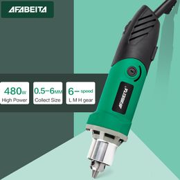 Electric Drill 30000RPM Electric Drilling Mini Engraver 6mm Chuck With 6 Speed For Metal Working Machine Polishing Sculpture 230712