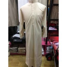 Muslim Fashion Men Islamic Clothing Kaftan Middle East Abaya Saudi Arabic Pakistan Thobe Long Robe Gown Jubba Ramadan219b