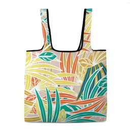 Shopping Bags Bag Supermarket Large Food Handbags Customizable Printed Lightweight Shopper Reusable Travel Grocery