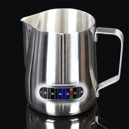 Milk Jugs Coffee Latte Milk Frothing Jug Milk Frother Pitcher Stainless Steel Jug Espresso Barista Pitcher Milk Pot Coffee Accessories 230712