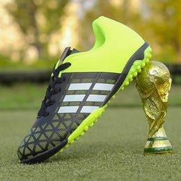 Safety Shoes Soccer Shoes Society Kids Non-slip Football Boots Training TF/AG Futsal Shoes Boys Chuteira Campo Sports Turf Soccer Sneakers 230713