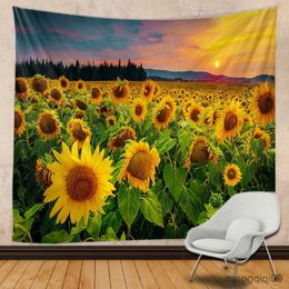 Tapestries Plant tapestry home decor Datura tapestry Hippie Bohemian Decor bedroom sheet wall mounted yoga mat sofa blanket R230713