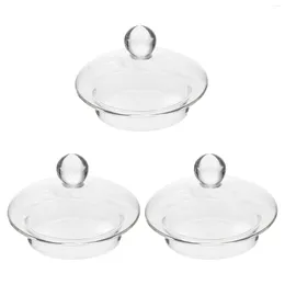 Dinnerware Sets 3 Pcs Teapot Accessories Protective Lid Clear Kettle Covers Strainer Whistling Dust-proof Sealing Cap Filter Lids